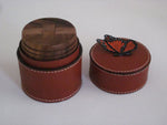 Load image into Gallery viewer, Small Cylinder Box with Puzzle Tan
