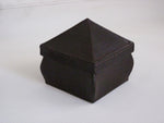 Load image into Gallery viewer, Small Square Box with Puzzle Brown
